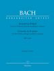 Concerto D Minor Bwv1043: 2 Violins Strings & Basso Continuo (Barenreiter)
