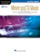 Instrumental Play-along: Movie And TV Music: Alto Saxophone Book & Audio