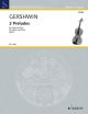 Gershwin: Preludes: Violin & Piano (Schott)
