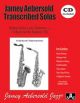 Aebersold Transcribed Solos: Bebop Solos: Eb Bb & C Treble Book & Cd