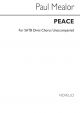 Peace: Vocal SATB  (Paul Mealor)