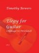 Elegy For Guitar (Homage To Dowland)