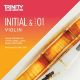 Trinity College London Violin Exam Pieces Initial & Grade 1 Violin Cd Only From 2020