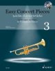 Easy Concert Pieces 3: Trumpet & Piano: Book & Cd (Schott)