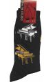 Socks With Piano Design