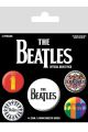 The Beatles - Official Badge Pack (Black)