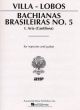 Bachianas Brasileiras No. 5: Aria - Alto Saxophone & Guitar Book