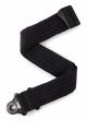 D'Addario Planet Waves Guitar Strap - Auto Lock - Padded Stripes - Black