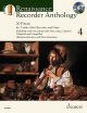 Renaissance Recorder Anthology Vol.4 20  Pieces For Treble Recorder & Piano Book & CD