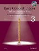 Easy Concert Pieces 3: Descant Recorder & Piano (Schott)