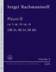 Pieces II (Op.3, Op.10, Op.16) Piano: Critical Edition (Russian Music Publishing)