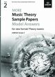 ABRSM More Music Theory Sample Papers Model Answers: Grade 2 (2020)