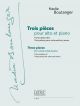 Three Pieces For Viola & Piano  (Leduc)