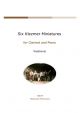Six Klezmer Miniatures: Clarinet & Piano  (Maskarade)