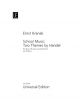 Two Themes By Handel Op.85 Oboe And Piano (Universal)