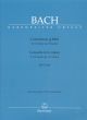 Concerto For Harpsichord And Strings In G Minor BWV 1058 Piano Reduction  (Barenreiter)
