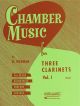 Chamber Music For 3 Clarinets Vol.1 (Score)