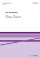  Slow Down for SATB and piano