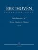 String Quartet In F Major Op.135: Miniature Score