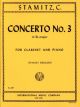 Concerto No.3 Bb Major: Clarinet & Piano (International)