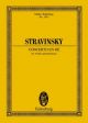 Concerto In D: Violin & Orchestra: Miniature Score