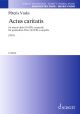 Actus Caritatis: Mixed Choir SATB A Cappella (Schott)