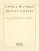 Quatre Visages Viola & Piano (Durand)