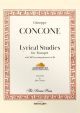 Concone Lyrical Studies: Trumpet: Book & Audio (Sawyer)