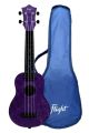 Flight TUS65 Shimmer Travel Uke - Amethyst