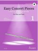 Easy Concert Pieces 1: Flute & Piano Book & Audio (Schott)