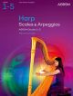 ABRSM Scales & Arpeggios For Harp Grade 1-5: Pedal & Non-Pedal